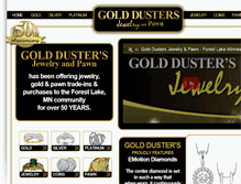 Tablet Screenshot of golddustersmn.com